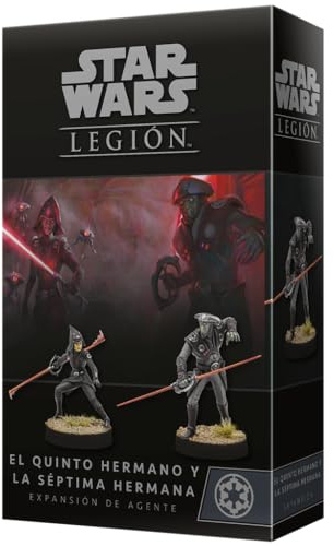 Atomic Mass Games SW Legion: Der fünfte Bruder und die siebte Schwester | Erweiterung | Miniaturspiel | ab 14 Jahren | für 2 Spieler | 1-2 Stunden pro Spiel | Spanisch | Erweiterung | Miniaturspiel | ab 14 Jahren | für 2 Spieler | 1-2 Stunden pro Spiel | Spanisch