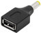 USB A hembra a conector macho de 2,5 x 0,7 mm, 3,5 x 1,35 mm, 4,0 x 1,7 mm, 5,5 x 2,5 mm, conector USB a enchufe de alimentación, adaptador de carga USB A a 5,5 x 2,5 x 2,1 5,5 x 1,7 4,8 x 1,7 4,0 x
