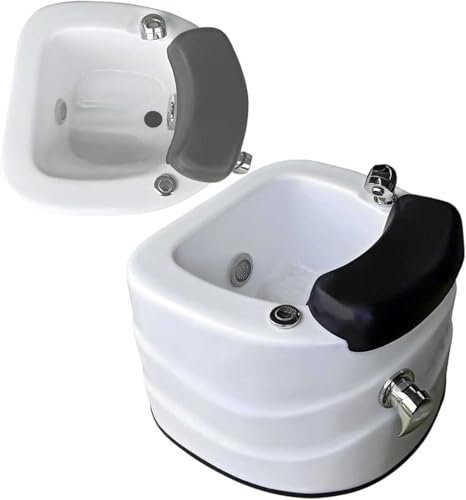 Fuß-Spa-Badewanne, tragbare Pediküre-Schüssel, Füße, Bad, Salon, Waschbecken, Shampoo, Dusche, Massagesessel, Acryl, Pediküre, Spa-Behandlungswerkzeug für Zuhause und Salon