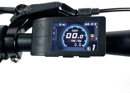 EpheyFIF E-Bike-Farbbildschirm, E-Bike-Display für Bafang E-Bike für BBS01 02 HD-Motor, 500 C, Farbdisplay-Funktionen, kompakt und leicht