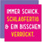 Stuff4 Geburtstagskarte Lustig Frau - Bisschen Verrückt - Lustiger Alles Gute Zum Geburtstag Karte für Mama Oma Tante Schwester Freundin Kollegin 145mm Unhöfliche Scherzen Glückwunschkarten