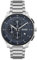 BOSS Chronograph Quarz Uhr für Herren Kollektion Peak 2.0 mit Silbernes Edelstahlarmband - 1514189