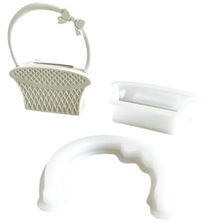 Home Dekoration Form Silikon Ornamente Herstellung Form Korb Geformt Gips Verzierung Form Schmuck Handwerk Werkzeug