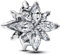 PHCLASY Schneeflocke Charms-Anhänger Weihnachten Bead Charms 925 Sterling Silber Pendant für Europäische Armbänder und Halsketten für Damen