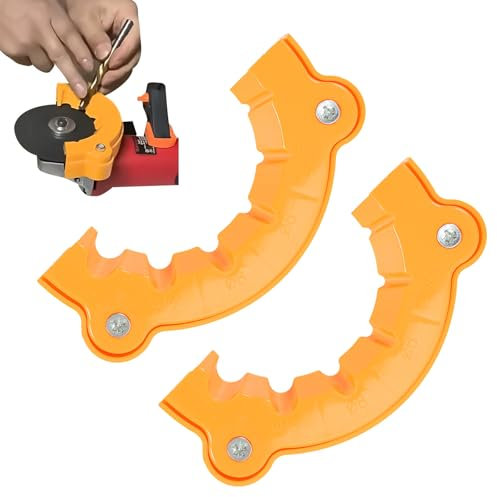 Drill Bit Sharpener, 2 Pcs Multipurpose Drill Bit Grinding Sharpener, Electric Drill Bit Sharpener Tool, Portable Drill Bit Sharpening Tool for All Bits