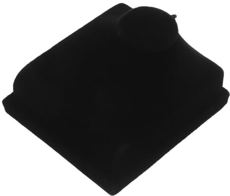 VILLFUL Schmuckständer Halskette Aus Samt Schwarzer Schmuckhalter Freistehender Schmuck-organizer Für Halsketten Und Anhänger Kompakt Und Robust