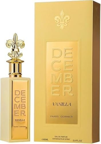 December Vanilla, Eau de Parfum, Fleur de Lys, 85 ml, Parfum Unisexe à la Vanille