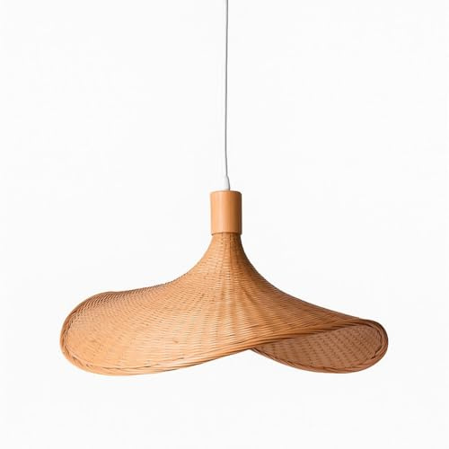 B·LED BARCELONA LED Pendelleuchte Bellas aus Korbgeflecht
