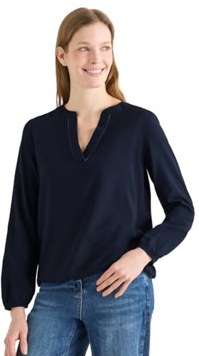 Cecil Damen Bluse in Unifarbe