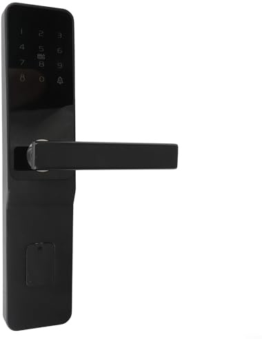 Serratura elettronica intelligente per serratura TTlock con password e sblocco scheda IC, in lega di alluminio, antifurto, adatta per hotel e case, grigio