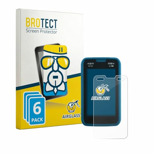 BROTECT Schutzglas für Softing IT Networks LinkXpert M3 | 6 Stück Transparenter Displayschutz Made in Germany Schutzfolie Panzer Folie Glas 9H Anti-Fingerprint Einfache Montage Clear