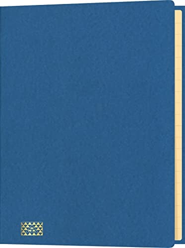 RNKVERLAG 4618-4 - Konferenz- und Ordnungsmappe mit Gummizug, Maße (BxH) 245 x 345 mm, bis DIN A4, 20 Fächer, blau, 1 Stück