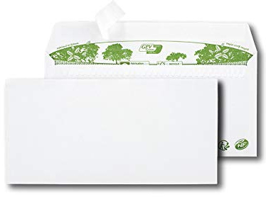 GPV 32121 Briefumschläge ERAPure DL 110 x 220 mm, ohne Fenster