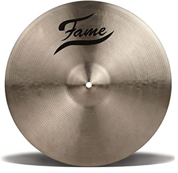 Fame Masters, 15 Zoll B20 Bronze Crash Becken, Handgehämmert, Medium Stärke, Traditional Finish, Ausgewogener warmer dunkler Sound