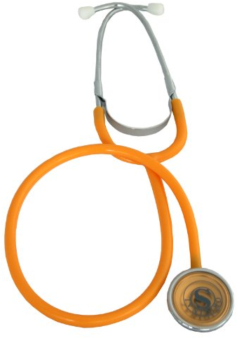 Flachkopf-Stethoskop Schwestern-Stethoskop gelb