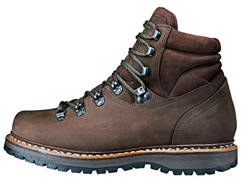 Hanwag Lhasa Herren Wanderstiefel - Schwarz, Marone Chestnut, 42 EU