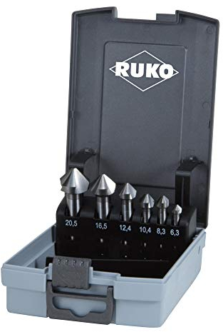 RUKO R102152HMRO - Kegel- und Entgratung aus Wolframcarbid Din 335 Typ C 90 Grad - Hochglanz-Finish