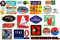 Vintage Airline Gepäck-Sticker, Retro 19 Stück Koffer-Aufkleber