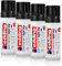 4x edding Permanent Spray tiefschwarz matt 200 ml Premium Acryllack, RAL 9005