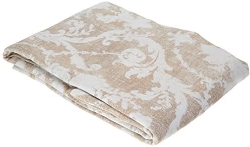 Linder 3117379 Vorhang gedruckt Verdunkelungs-Öse Polyester Beige 145 x 260 x 40 cm