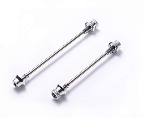 MTB Road Bike Cycling Wheel Hub Non Quick Release Lock Skewers Sets, Hex Locking Skewer M5 Hex Head Anti Theft Secure Lock Skewers