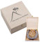 4you DESIGN Echtes Hufeisen in Holz-Geschenkschachtel Richtfest – 2 Hufeisennägel zum befestigen – Geschenk zum Einzug, Hausbau – Glücksbringer – 17x17x6,5 cm