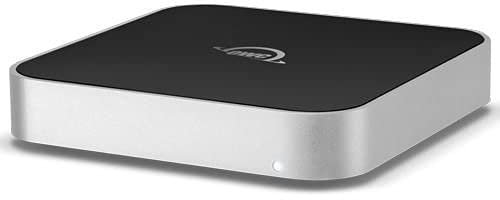 OWC miniStack 3.5 Caja de disco duro (HDD) Negro, Plata - Disco duro en red (3.5, Serial ATA III, Unidad de disco duro, Serial ATA III, 6000 GB, 10 TB)