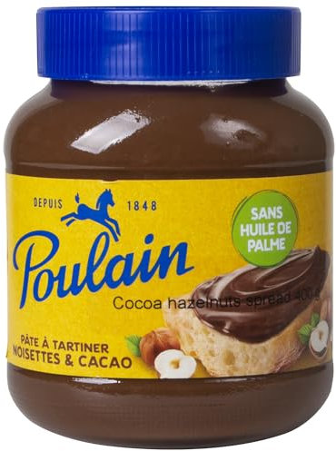 Poulain Chocolat Pâte à Tartiner Cacao Noisettes 400 g