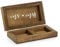 P&D Hochzeitsringe Holzbox MR&MRS Holz Truhe Schatulle 10x6cm Ringkissen Alternative Landhaus Hochzeit Deko Ringbox Ringkiste Ringträger Ringschatulle Trauringbox Trauung Hochzeitsdeko