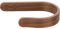 Waveply Holz-Vorhanghalter, Sperrholz, U-förmige Haken, Raffhalter für Wand, 2 Stück