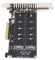 Yoidesu Adapter Card, Dual M.2 NVMe SSD to PCIE X8 M Key Hard Drive Converter, M.2 PCIE Adapter Reader Expansion Card(ph45)