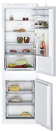 Neff KI7862SE0G N50 Built in Fridge Freezer, 60/40 split, 177x54cm, No Frost, Fresh Safe 1, Eco Air Flow, Adjustable Glass Shelves, LED Light