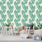 Leaves Peel & Stick Wallpaper for Wall Decal 45x300CM Bali Leaves Splicing Tropical Palm Leaf Self-Adhesive Vinyl Wallpaper