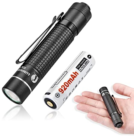 LUMINTOP EDC AA Taschenlampe, Extrem Hell USB C Aufladbar 600 Lumen mit 4 Modi, kleine LED Taschenlampe Wasserdicht IP68 für Camping, Outdoor, Wandern