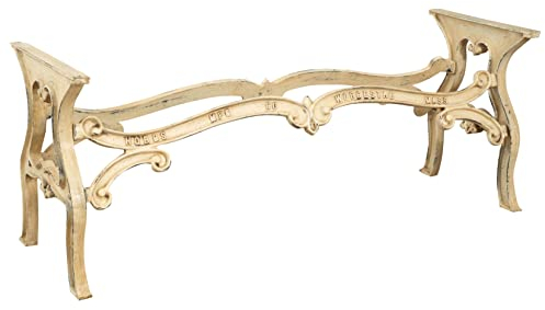 Biscottini base for cast iron table L183XPR58XH71 cm | Base antique dining table | Liberty table outside and inside