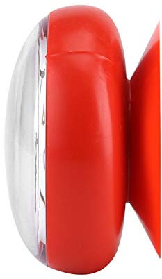 Tbest Uhr mit saugnapf,Hower Uhren, wasserdichte Uhr, Badezimmer aus Rotem Metall, Kleine Uhren mit Saugnapf, Uhren mit Saugfüßen, wasserdichte Saugwand, Fensterspiegel, Badewanne, Dusche, (Rot)