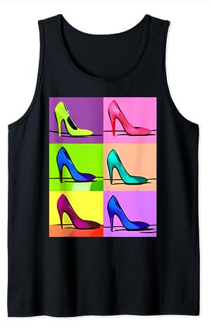 Escarpins Stiletto, Talons Hauts Affiche Art Débardeur