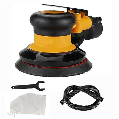 OKOKOZ Pneumatischer Rotationsschleifer, Luftschleifer, Vakuum-Exzenterpoliermaschinen, pneumatische Werkzeuge for die Autolackpflege Hohe Effizienz Und Geringer Wartungsaufwand