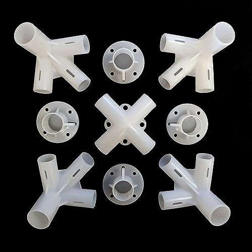 9 Stück Gazebo Connectors,Gazebo Ersatzteile für 3x3 m Gazebo Markise Zelt Füße Ecke Center Connector,Gazebo Ersatzteile Connector 25/19 mm