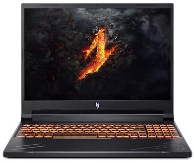 Acer Nitro 5 ANV16-41-R1A7 - Computer portatile da gaming 16 WQXGA IPS 165 Hz, PC portatile Gamer (AMD Ryzen 7 8845HS, NVIDIA GeForce RTX 4060, RAM 16 GB, 1024 GB SSD) - PC Gaming Nero