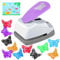 Stanzer Motivstanzer Schmetterling Papierstanzer - SUNOYA Lochstanzer Papier Stanzer Motivstanzer Groß Ausstanzer für Basteln Scrapbooking Fotoalbum Geschenkanhänger