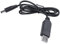 melairo 5V To DC 12V 2.1Mm X 5.5Mm Module Converter DC Male Connector Jack Power Cable Plug,USB To DC Cable -1M