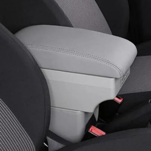 Accessoires De Voiture Compatible Avec Seat Pour Ibiza 6J Pour Ibiza 6L, Boîte De Rangement Centrale, Accoudoir Avec Cendrier USB, Porte-gobelet(5)