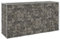 Xichuzi Gabionenwand mit Abdeckung, Gabionen Zaun, Mülltonnenverkleidung, Gabionenkörbe, Steine Für Gabionen, Steingabionen, Verzinkter Stahl 200x60x100 cm