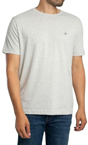 GANT REG Shield SS T-Shirt, Gray, XL