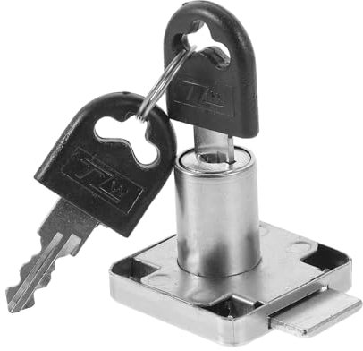 jojofuny Cerradura De Seguridad Para Armarios Con Llave Cerradura Para Gabinete y Caja Eléctrica Solución Antirrobo Para Espacios Privados