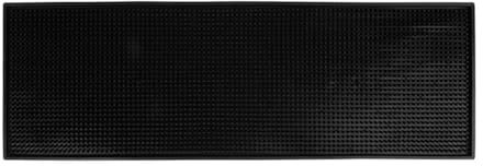 Olympia Thermoplastic Elastomer Non-Slip Bar Mat 200x610mm, Black | Protects bar surfaces and catches spillages during busy service while providing a stable, commercial-ready grip.