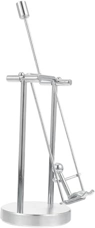 NAMOARLY Metallmaterial Eisen Schaukelmann-Ornament Becher-Ornament Schreibtisch-Dekoration Gleichgewicht Für Ihren Wohnraum