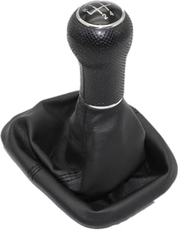 Für VW Für G&olf 2 3 4 Für Cabrio Für Polo 6N Für Passat 35i 5-Gang-Schalthebel-Schaltknauf Mit Ledermanschette Schalthebel Hebel