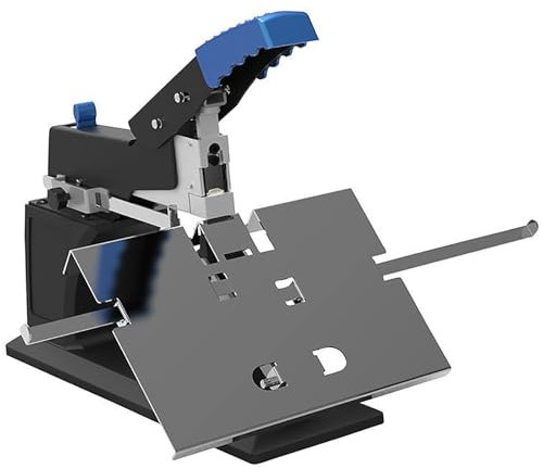 Robuster Hefter – Manuelle Desktop-Büchklet-Bindemaschine für A3/A4, 60 Blatt Kapazität, ideal für Büro und Zuhause, flaches Satteldesign zum Buchbinden